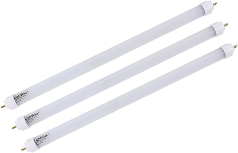LWL4W30-F8T5 3pack 3000 Kelvin Warm White 4W LED Tube Direct Replacement Retrofit 8W Fluorescent Tube (12 inch LED Bulb 3pack)...