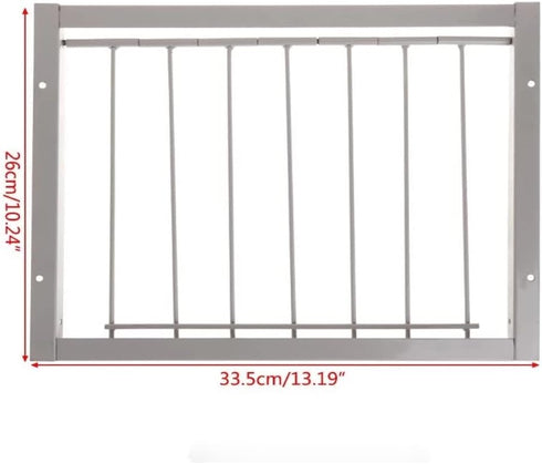Pigeon Trap Doors Pigeon Loft Door Pigeon One Way Entrance Door Iron T Bars Frame Window Bird Cage Door(12 * 10 inch)...