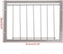 Pigeon Trap Doors Pigeon Loft Door Pigeon One Way Entrance Door Iron T Bars Frame Window Bird Cage Door(12 * 10 inch)...