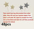 48 Pieces Little Star Toppers,Baby Shower Decor and Cupcake Party Picks...