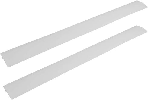 AINAAN Clearance Silicone Kitchen Stove Counter Cover Long & Wide Gap Filler (2 Pack) Heat-Resistant and Easy Clean (White), 21" x .5" x 2.25",