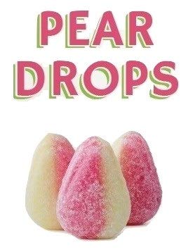 Original Bonds London Pear Drops Bag Sugar Coated Pear Flavored Boiled Sweets A Classic Sweetshop Favorite Imported From The UK England The Best O...