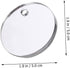 1 Set Acrylic Betta Training Mirror Round Mirrors Double Sided Mirror Fish Aquarium Decoration Betta Training Exercise Fighting Fish Mirror Floati...