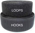 Hook 'n Loop Industrial Strength Black Sew-On Cloth Backed Roll (1" x 15ft Black)...