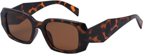 Yogo Vision Trendy Small Rectangle Sunglasses for Mens and Women Retro Fashion Sunnies...