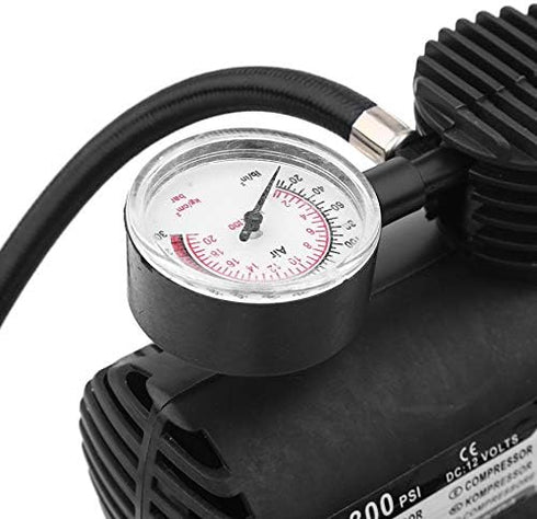 Electric Air Pump Portable Mini Air Compressor Bike Tire Infaltor Pump 12V 300 PSI Foot Pump Tyre Pumps for Cars...
