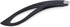 1Pc Black Tweezers, Curve Stainless Steel Hollowed Leaf Eyebrow Tweezer Women Hair Remove Clip Tool - A, (1220459-Gaweb1) Small in Size,Use Safety...