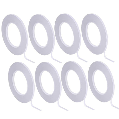 16 Rolls Double-Sided Tape Adhesive Sticky Tapes for Scrapbooking, Photos, Invitation Cards, Paper, DIY Crafts and Office School Stationery Suppli...