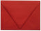 LUXPaper A6 Contour Flap Invitation Envelopes | 4 3/4" x 6 1/2" | Ruby Red | 80lb. Text | 50 Qty...