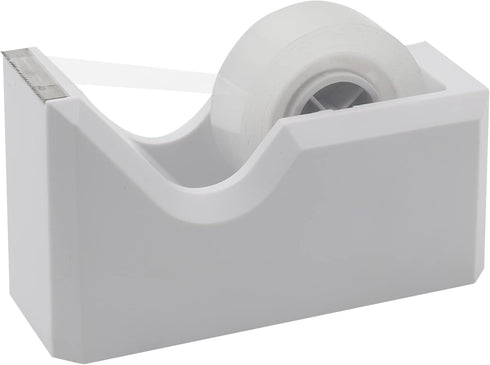 WELSTIK Office Tape Dispenser - Elegant Desktop Tape Dispenser with Non-Skid Base - Tape Dispenser White...