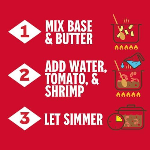 Louisiana New Orleans Style Shrimp Creole Base, 2.61oz (Pack of 3) - Classic New Orleans Flavor - Bring the Taste of Louisiana Home...