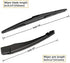 OEM Quality Replacement For 2008-2015 Dodge Grand Caravan 2008-2009 Chrysler Town and Country-Rear Windshield Back Wiper Arm blade Assembly...