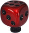 Automatic Shift Knob Adapter Dice Steering Wheel Knob Hurst Shifter Knob with 3 Adapter Fit Car Truck SUV Red...