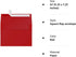 A7 Red Invitation 5x7 Envelopes 100 Pack- Self Seal, Square Flap,Perfect for 5x7 Cards, Weddings, Birthday, invitations, Graduation, Baby Shower, ...
