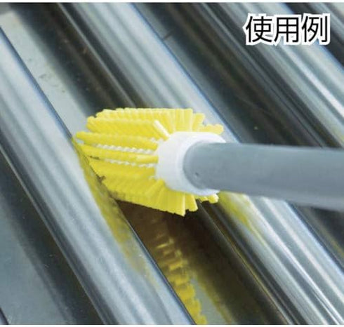 Vikan 5380-50-4 Stiff Tube Brush, Polyester, 2" x 5-3/4" OAL, Red...