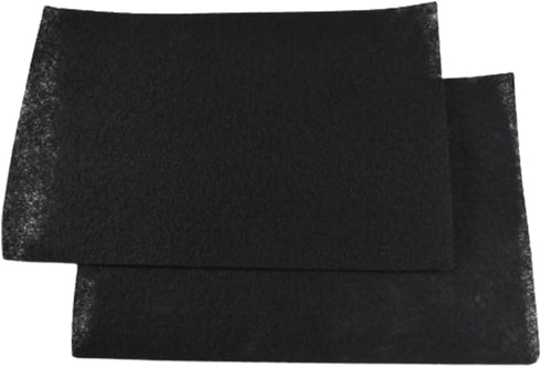 HQRP 2-Pack Activated Charcoal Filters Compatible with Kitchen Aid and Whirlpool Over the Range Microwave Hood Models W11213882 Replacement Air Fi...