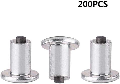 200pcs 9mm0.35 Tire Stud Screw, Keenso AntiSlip Snow Tire Studs Wheel Tyre Tire Spikes Trim Screw in Tire Stud for CarTruckBikeBootMotorcycleATVSU...