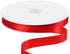 5/8" x 100 Yards Satin Ribbon - Red Silk Ribbon with Spool - Ideal for Gift Wrapping, Floral Bouquets, Crafts, Wedding Party Decorations, Christma...