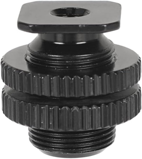CAMVATE 5/8"-27 Male Threaded Cold Shoe Adapter to Hot Shoe for Microphone Mic Mount - 0953...