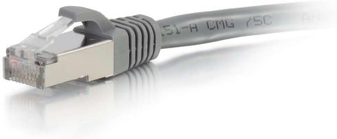 C2G 00642 Cat6a Cable - Snagless Shielded Ethernet Network Patch Cable, Gray (5 Feet, 1.52 Meters)...