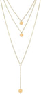 Fashion Layered Long Necklace Coin Pendant Necklace Chain Charm Necklace Jewelry for Women...
