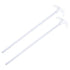 MECCANIXITY PTFE Electric Stirring Rod 300mm Length Overhead Stirrer Mixer Shaft with Foldable Paddle for Lab 2Pcs...