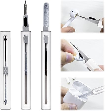 New Cleaner Kit for Airpods Pro and 1/2 Multifunction Cleaning Pen with Soft Brush for Bluetooth Earphones Case by Meher......