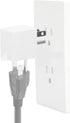 90 Degree Adapter Right Angled Downward Angled USA 3-Prong Male-Female Adapter,90 Degree Angled USA Male Female Power Adapter, 5-15P to 5-15R Dire...