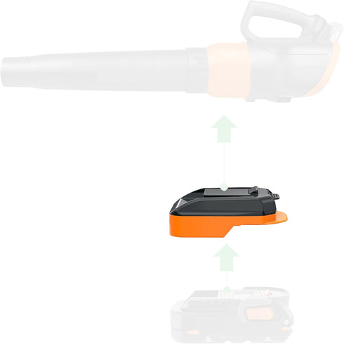 Adapter Upgrade for Worx 20v USA Version Type Tools, Compatible with Ridgid 18v Batteries (No Charging Function) - 1 Adapter Only...