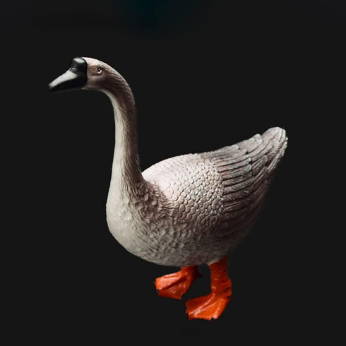 Goose Statue Farm Animal Sculpture: Garden Goose Statue Yard Farm Animal Figurine Country Easter Patio Home Decoration for Indoor Outdoor Desktop(...
