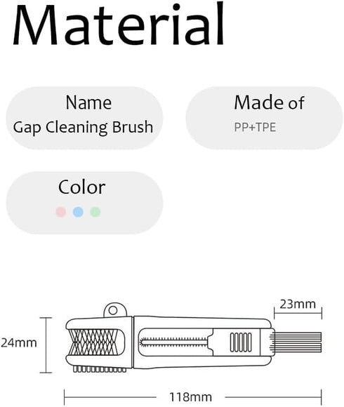 4-in-1 Bottle Cleaning Brush Set, Multifunction Silicone Cup Lid Gap Cleaner, Home Kitchen Crevice Cleaning Tools, 3 Pcs, MultiColor...