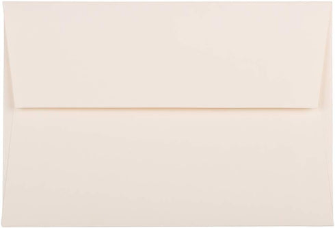 JAM PAPER A8 Strathmore Invitation Envelopes - 5 1/2 x 8 1/8 - Natural White Wove - 50/Pack...