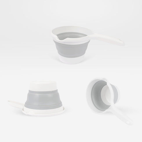 Collapsible Baby Rinse Cup - Lightweight Water Container, Foldable Scoop, Space-Saving Bathing Solution for Babies and Toddlers...
