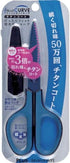 PLUS SC-175ST 34-518 Scissors Fit Cut Curve Titanium Continuous Cutting Blue...