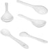 3 sets of each 10 Color Porcelain Egg Spoons Ceramic Spoons 5 inch Coffee Dessert Yogurt Tea Milky Tea...