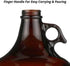 1 Gallon (128oz) Amber Glass Jug With 38mm Cap - FBA...