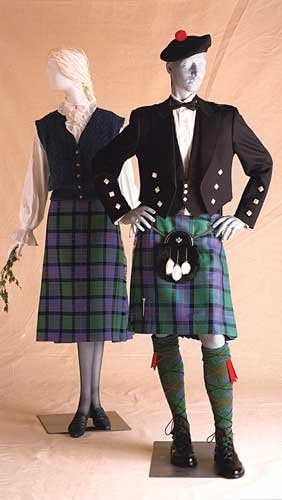 Folkwear Scottish Kilts #152 Highland Scotland Scottish Kilt Jacket Traditional Sewing Pattern & Knitted Vest (Pattern Only) folkwear152...