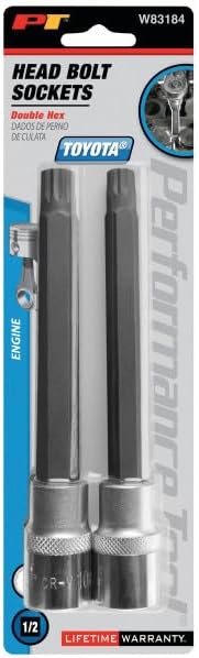 Performance Tool W83184 Extra-Long Triple Square Bit Set for Toyota Engines - 2 Piece, 8mm and 10mm Sizes...
