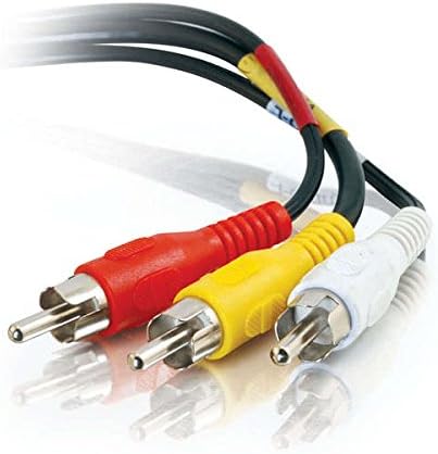 C2G 40447 Value Series Composite Video + Stereo Audio Cable, Black (3 Feet, 0.91 Meters)...