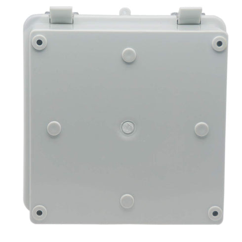 Junction Box IP65 Dustproof Waterproof ABS Plastic Project Box Hinged Shell Universal Electrical Enclosure Clear Cover 5.91 x5.91 x3.54inch(150 x1...