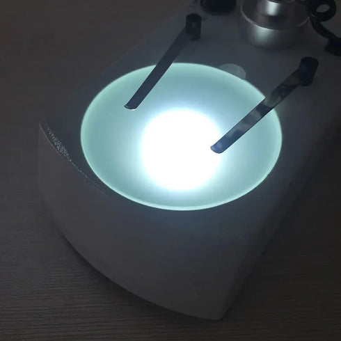 1pc 3-3/4" PP-95 Diameter 95mm Microscope Specimen Stage Translucent Frosted Glass Working Stage Round Specimen Plate for Stereo Microscope...