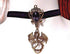 Bronze Dragon Pendant on Black Velvet Choker Necklace Gothic Steampunk Fantasy wyvern Collar...