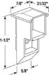 Prime-Line H 3918 Single or Double Hung Window Sash Cam, Top Mount (2 Pack)...