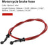 50cm - 200cm Brake Oil Gas Line Pipe, Motorcycle Braided Steel Brake Clutch Oil Hoses Line Pipe for Motorcycle Pit Dirt Bike Enduro Motocross Stre...