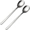 Spoons, Korean Spoons with Long Handles, 2 Pieces Soup Spoons Stainless Steel, Rice Spoon, Asian Soup Spoon, for Home, Kitchen, or Restaurant...