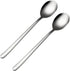 Spoons, Korean Spoons with Long Handles, 2 Pieces Soup Spoons Stainless Steel, Rice Spoon, Asian Soup Spoon, for Home, Kitchen, or Restaurant...