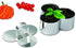 Newline NY Stainless Steel Dessert Rings 4 Pcs Plum Blossom Shape Molded Starters Appetizers Salads, Pastries Mousse Molding Layering Cutter...