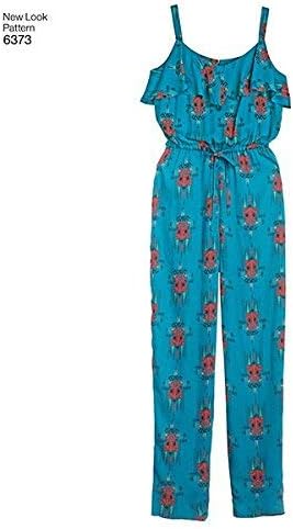 NEW LOOK 6373 Misses' Jumpsuit or Romper and Dresses Sewing Kit, Size A (8-10-12-14-16-18-20)...