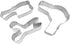 Hair Salon Cookie Cutter 3 Piece Set from The Cookie Cutter Shop – Tin Plated Steel - Made in the USA...