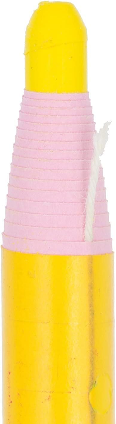 Peel-Off Yellow Grease Pencils/China Marker/wax pencil for Glass, Cellophane, Vinyl, Metal, Etc. (12 Pencils)...